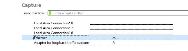 Wireshark Network Interfaces